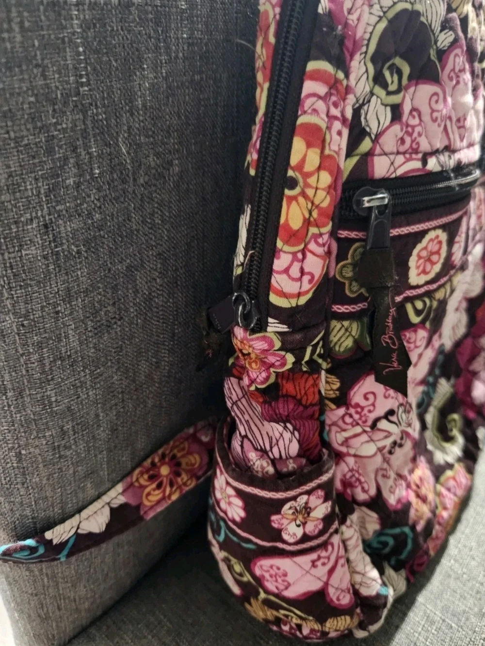 Vera Bradley Quilted Floral Multicolor Backpack